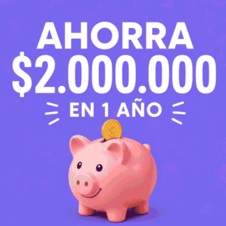 Ahorra 2 Millones en 1 año